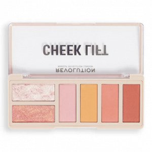 Палетка д/макияжа лица Makeap Revolution Румяна и Хайлайтеры Chek Lift Face Palette Pink Energy
