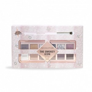 Палетка теней Makeup Revolution Icon Palette The Smokey Icon Palette