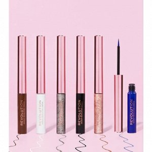 Подводка для глаз Makeup Revolution Super Flick Liquid Eyeliner Black