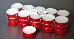 Набор свечей-таблеток (30 шт.) 12 гр красный 0484