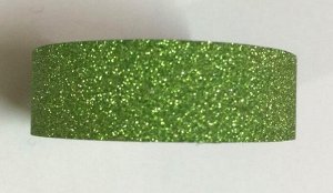Декоративная лента "Блестящая" самоклей. 1,5х400см, зеленая 76297-79357