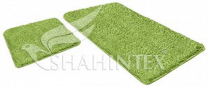 SHAHINTEX LAMA Набор ковриков для ванной 60х90см; 60х50см салатный 58