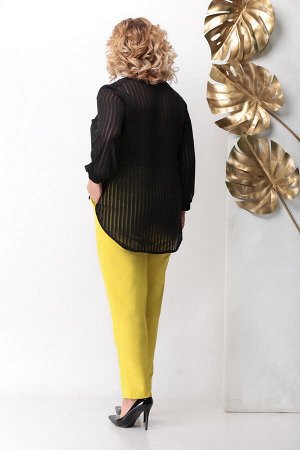 Блуза, брюки Michel chic Артикул: 1123 черный+желтый