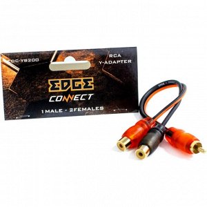 Межблочный кабель-разветвитель EDGE EDC-YB200, Y-образный, RCA (M) – 2xRCA (F)