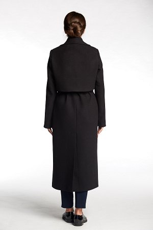 Пальто женское демисезонное 20115  (черный)