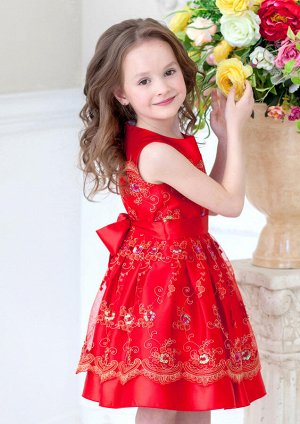 Саманта нарядное платье красный