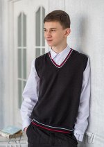 Отличник жилет трикотажный черный