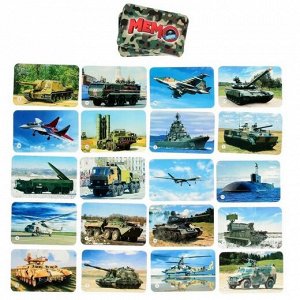 Игра Мемо Военная техника 34 карточки Арт-9745038