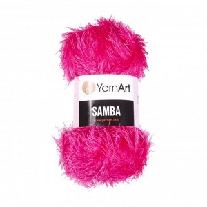 Пряжа Yarnart SAMBA 2012 ярко-розовый