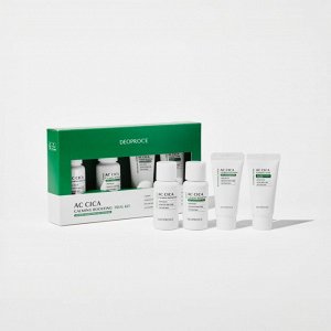 DEOPROCE Набор успокаивающих средств AС Cica Calming Boosting Trial Kit