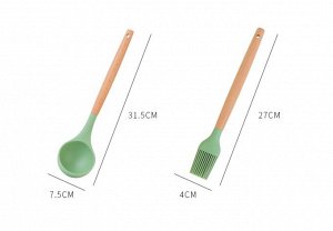 Набор кухонных принадлежностей Silicone Kitchen Utensils / 13 предметов