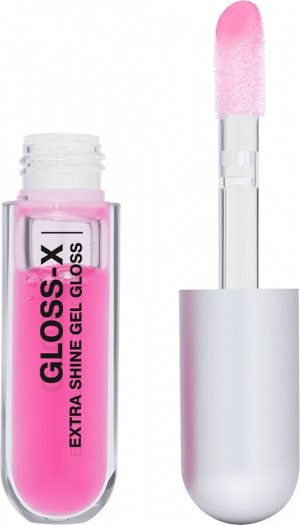 Influence Beauty Гель-блеск для губ "Gloss-X" тон 05 прозрачный  с насыщенно-розовым подтоном