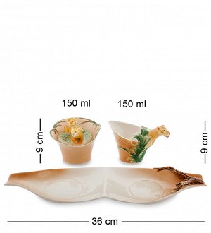 FM-32/ 2 Набор сахарница и молочник "Лев" (Pavone)