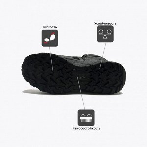 Ботинки походные мужские черные Joma 500