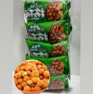 Арахис в панировке вкус ароматных специй 5 пачек по 200 гр Китай
