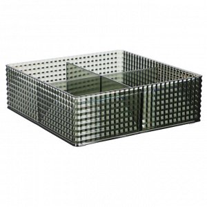VETTA Органайзер для ванной комнаты, пластик, 16,5x16,5x5,5 см