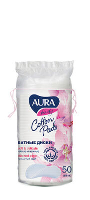 Ватные диски Aura 50 шт.