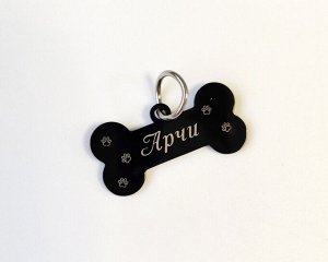 Жетон для собак с индивидуальной гравировкой