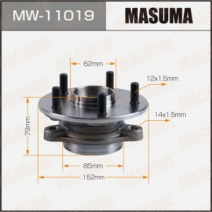 Ступичный узел MASUMA front TOYOTA C-HR / NGX50, ZYX10 06-