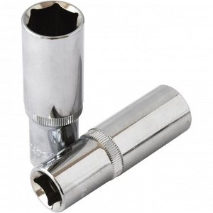 Головка торцевая Кратон, длинная, 6-гранная, под квадрат 1/2", 22мм, арт. 2 28 07 014
