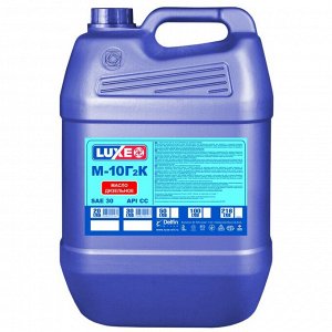 Масло моторное Luxe М-10Г2К w30, минеральное, API CC, для дизельного двигателя, 20л, арт. 500