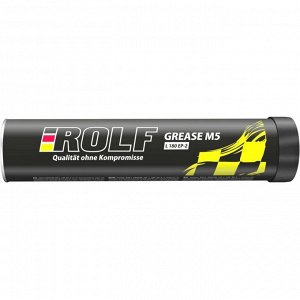 Смазка пластичная Rolf Grease M5 L 180 EP-2, многоцелевая, антикоррозийная, туба 390г, арт. 81898