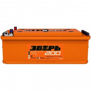 Аккумулятор Зверь ТТ L8/LN8 (6СТ-200LУ(R)/200-3-R-У), 200Ач, ССА 1350А, обслуживаемый, униклемы