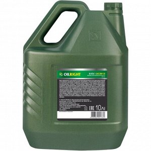Масло моторное OILRIGHT М-8Г2К 20w20, минеральное, API CC, для дизельного двигателя, 10л, арт. 2489