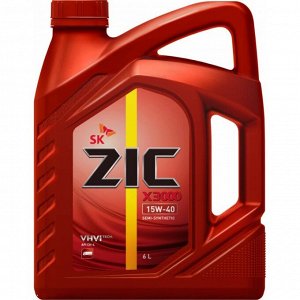 Масло моторное ZIC X3000 15w40, полусинтетическое, API CH-4, для дизельного двигателя, 6л, арт. 172601