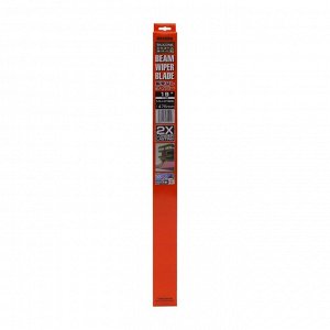 Щетка стеклоочистителя Masuma Silicone 475мм (19") бескаркасная, всесезонная, силиконовая, 13 переходников, 1 шт, арт. MU-019Si