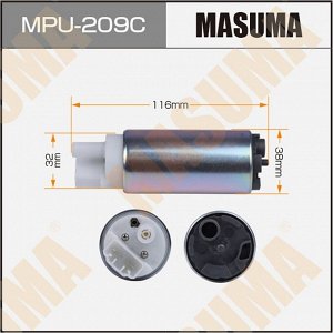 Насос топливный (бензонасос) Masuma, с графитовым коллектором, для Nissan Fuga, Infiniti M35, арт. MPU-209C