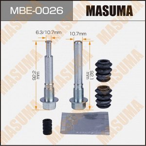 Ремкомплект направляющих тормозного суппорта Masuma, передний, арт. MBE-0026