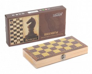 Шахматы магнитные с деревянным полем 30*15*4 см
