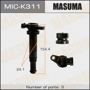 Катушка зажигания Masuma, для Hyundai Santa Fe, KIA Optima (Mu), арт. MIC-K311