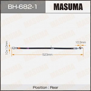 Шланг тормозной Masuma для Toyota RX350, задний, правый, арт. BH-682-1