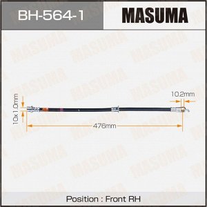 Шланг тормозной Masuma для Toyota Camry, Lexus ES350, передний, правый, арт. bh-564-1