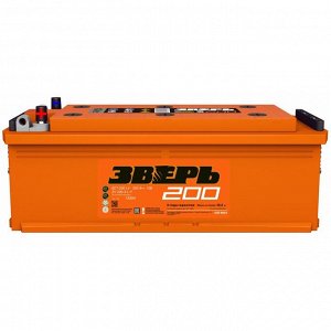 Аккумулятор Зверь ТТ L8R/LN8R (6СТ-200LУ/200-3-L-У), 200Ач, ССА 1350А, обслуживаемый, униклемы