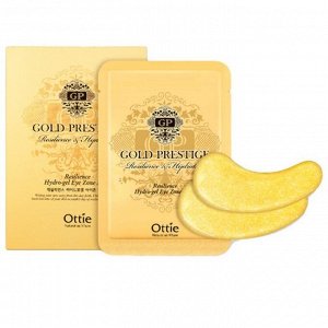 Ottie Гидрогелевые патчи с золотом Gold Prestige Resilience Hydrogel Eye Zone Mask