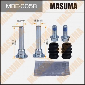 Ремкомплект направляющих тормозного суппорта Masuma, задний, арт. MBE-0058