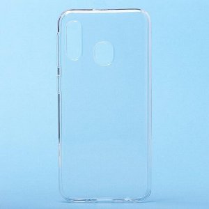 Чехол-накладка Activ ASC-101 Puffy 0.9мм для "Samsung SM-A202 Galaxy A20e" (прозрачн.)