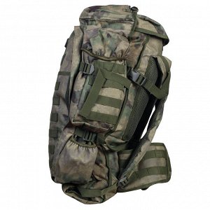 Камуфляжный тактический рюкзак (камуфляж Росгвардии "Мох", 75 л) (CH-10) №9
