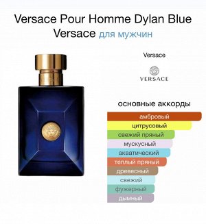 Мужские духи Versace Dylan Blue 100 мл. Оригинал