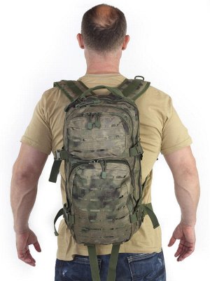 Высокопрочный военный рюкзак камуфляж Росгвардии "Мох" (25 л) - анатомические лямки позволяют равномерно распределить вес. (CH-071) №104