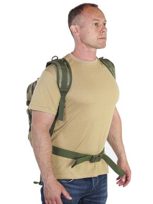 Высокопрочный военный рюкзак камуфляж Росгвардии "Мох" (25 л) - анатомические лямки позволяют равномерно распределить вес. (CH-071) №104