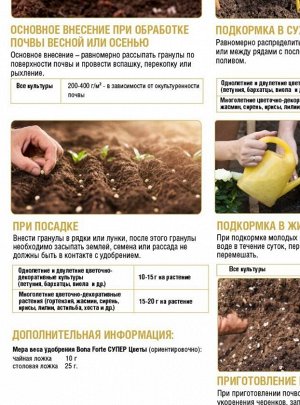Удобрение Супер Цветы 2кг Бона Форте