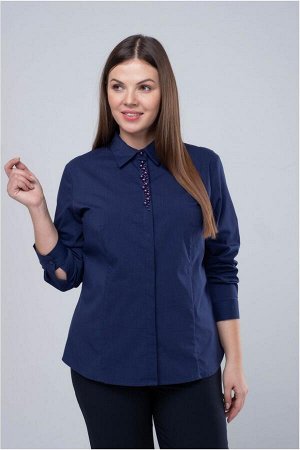 8027L Рубашка женская/Блузка текстиль