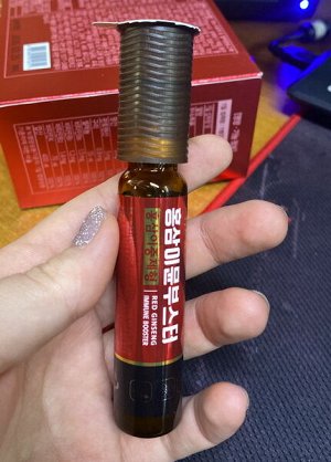 (Набор) Бустер для укрепления иммунитета с красным женьшенем Jungwonsam Red Ginseng Immune Booster, 20г *10шт (бустер + таблетка)