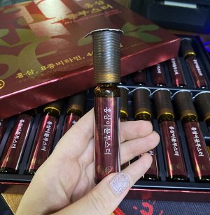 (Набор) Бустер для укрепления иммунитета с красным женьшенем Jungwonsam Red Ginseng Immune Booster, 20г *20шт (бустер + таблетка)
