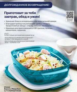 Ёмкость "МикроКук" (1,7 л) прямоугольная