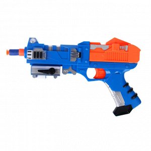 ИГРОЛЕНД Мегабластер с поролоновыми пулями, 7 предметов, ABS, 31х21,5х5см